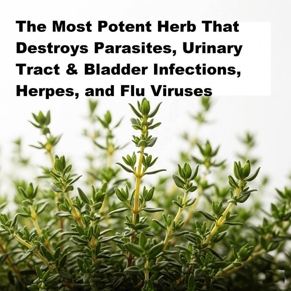 The Most Potent Herb That Destroys Parasites, Urinary Tract & Bladder Infections, Herpes, and Flu Viruses