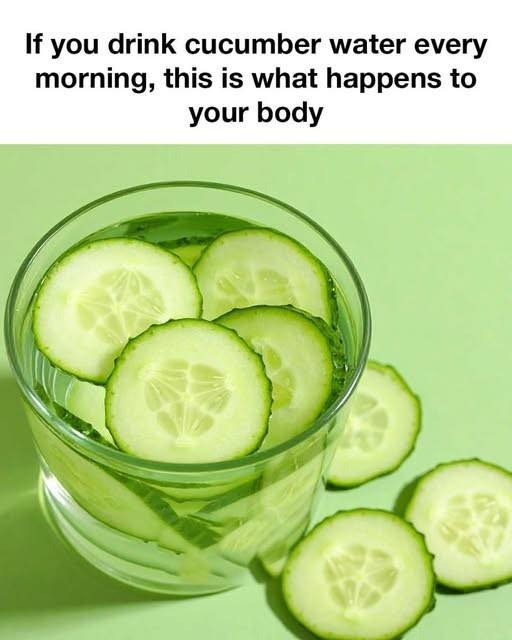 If You Drink Cucumber Water Every Morning, This Is What Happens to Your Body