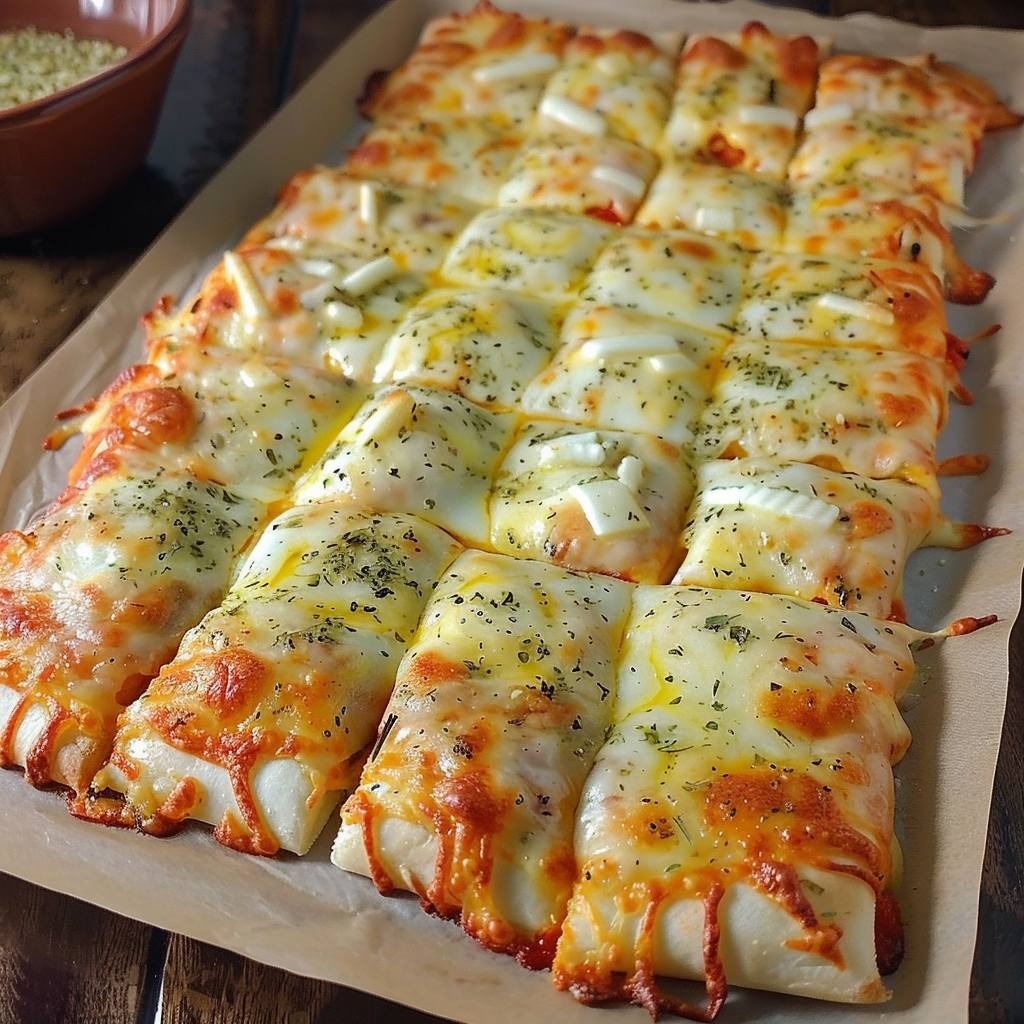 Cheesy Garlic Breadsticks