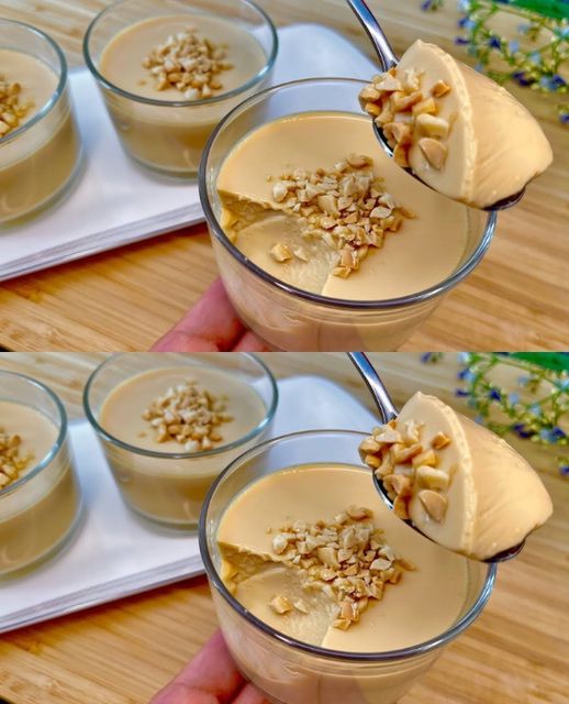 No-Bake 3-Ingredient Milk Pudding Dessert!