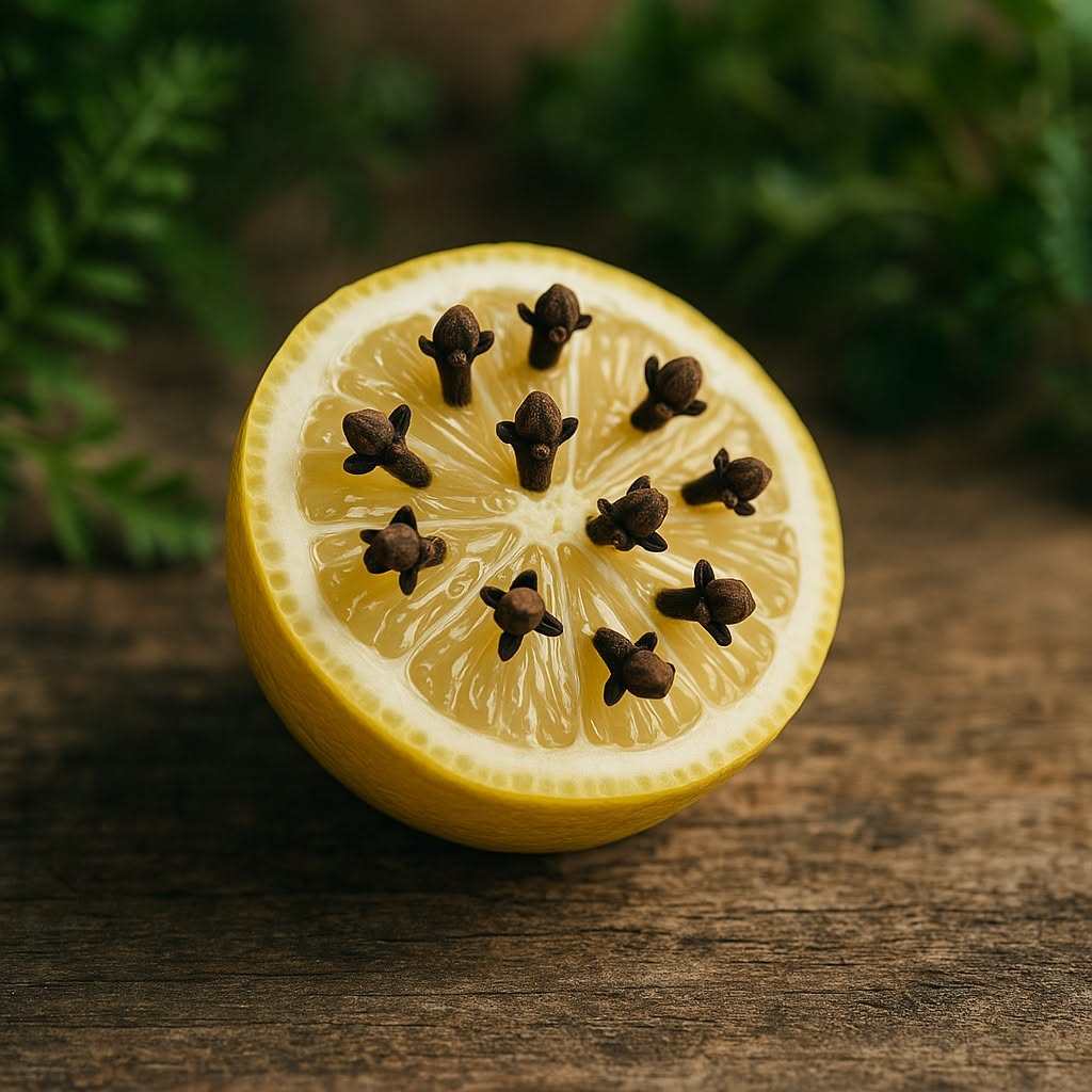 Why do I put cloves in lemon and onion? No, I’m not crazy