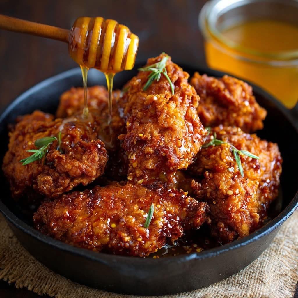 Spicy Honey Butter Fried Chicken
