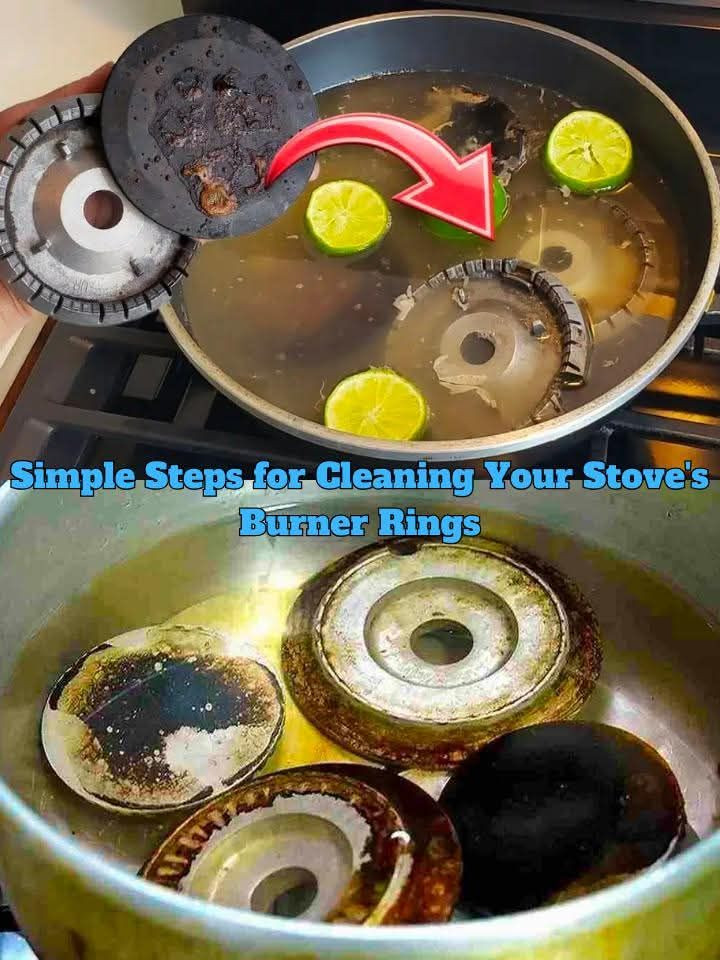 Restore Sparkling Clean Gas Burner Rings