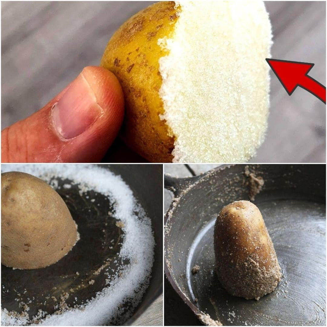 Eco-Friendly Cleaning with Potatoes and Salt: A Natural Solution for Tough Stains and Rust