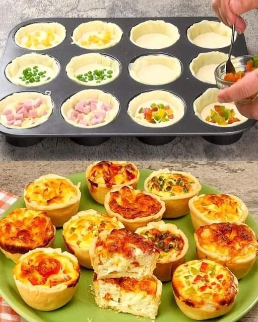 Puff pastry baskets are a delectable aperitif that can be prepared in a short amount of time.