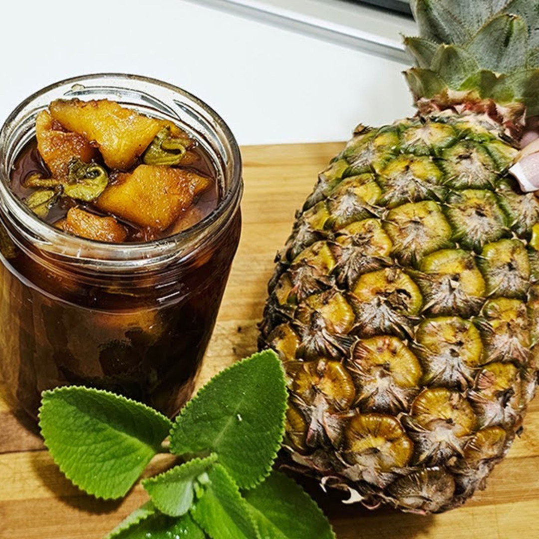 MIRACLE SYRUP! Cures Dry Cough, Shortness of Breath, Flu, Cold & More – Pineapple with Mint