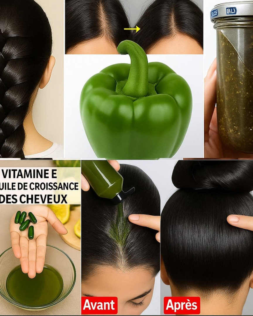 🌿 Does green pepper really stimulate hair growth? The secret to Indian hair finally revealed!
