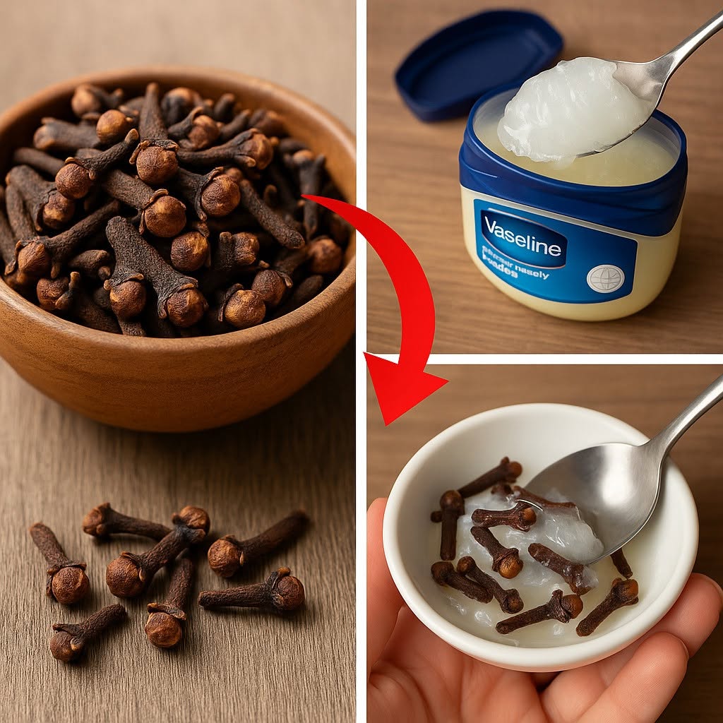 Mix cloves with Vaseline : A secret nobody will never tell you. thank me later