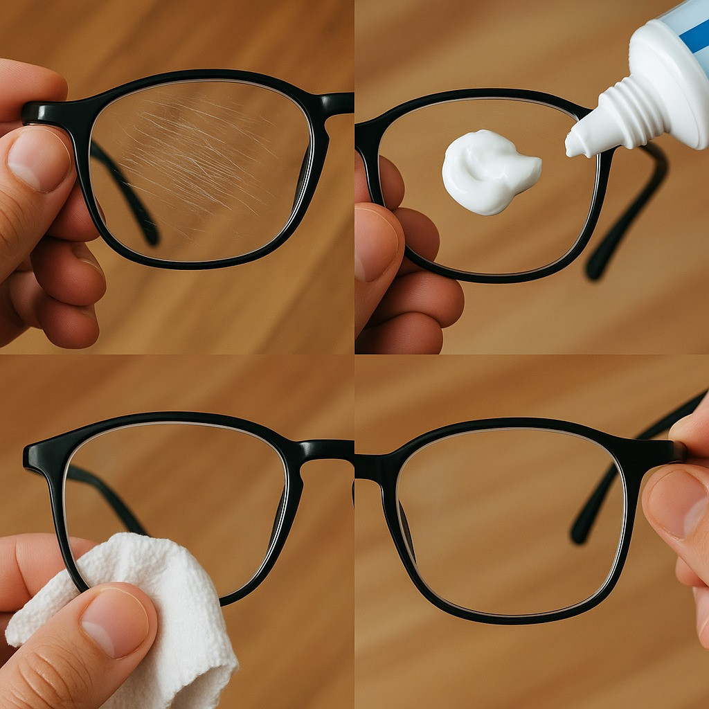 When I applied Vaseline to the glasses, I didn’t expect it to be so powerful.
