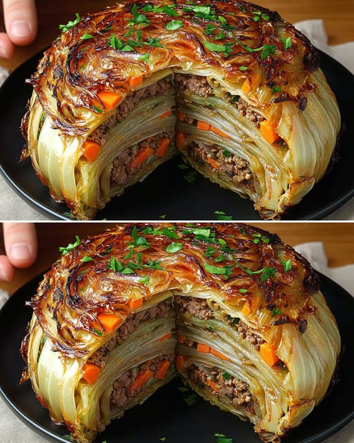 Layered Cabbage Wreath